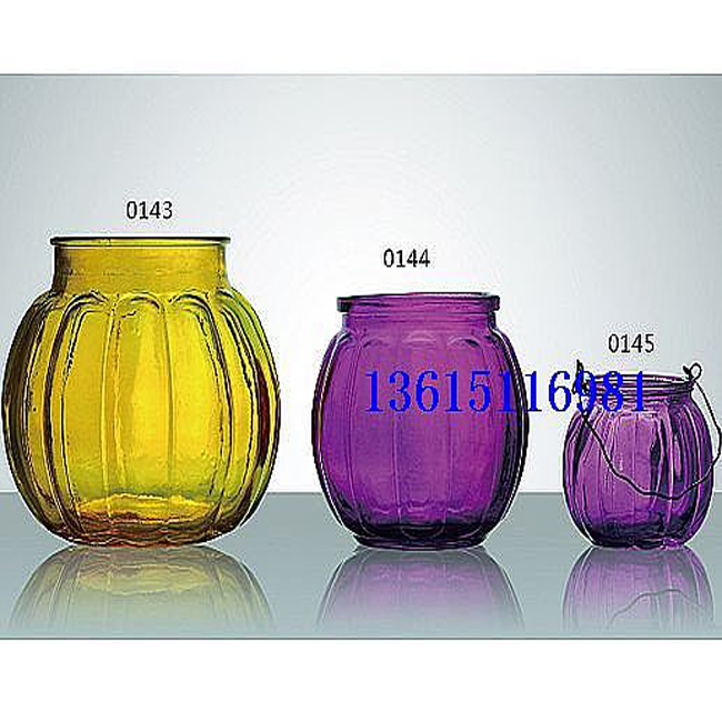 烛台玻璃瓶0143-0145