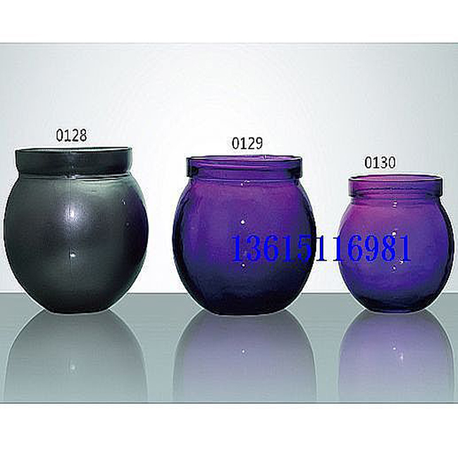 烛台玻璃瓶0128-0130